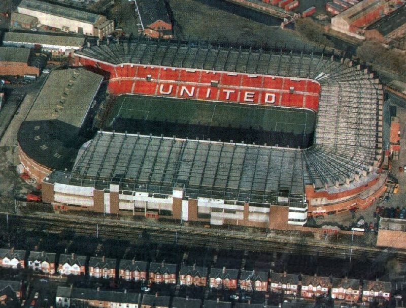 Old Trafford en 1990